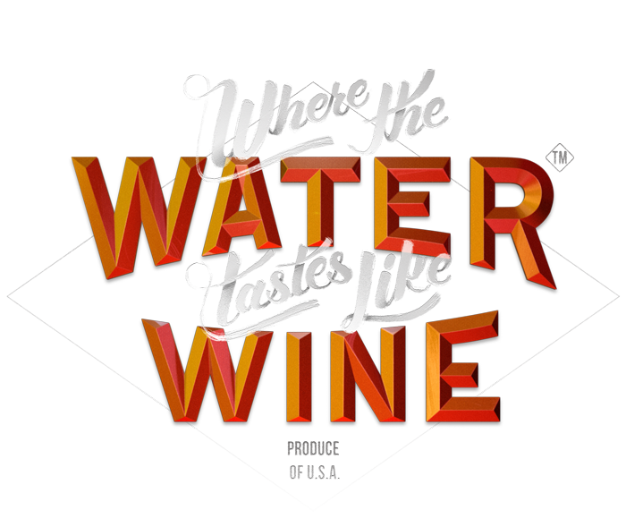 Where the Water Tastes Like Wine Logo